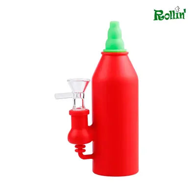 SB 7 inch sauce bottle Silicone water pipe