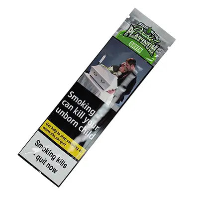 Double Platinum Blunt Wrap Green 2x