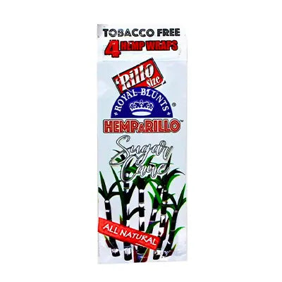 Royal Blunts Hemparillo SUGAR CANE 4 Hemp Wraps