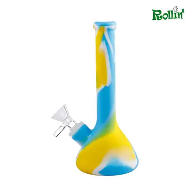 SB 7.5 inch mini cartoon print Silicone water pipe