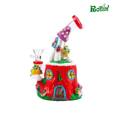 GB 7.5 inch Mashroom house glass water pipe