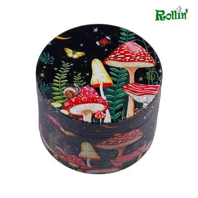 Mashroom print 4 Part Grinder