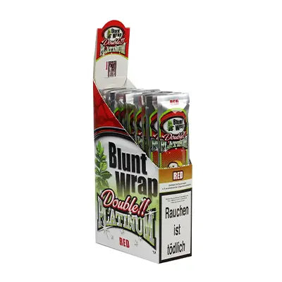 Double Platinum Blunt Wrap Red 2x