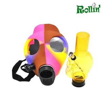 Silicone Gas Mask Water Pipe