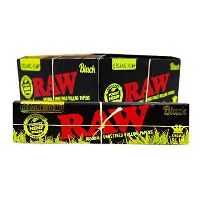 Raw Black Organic Hemp King Size