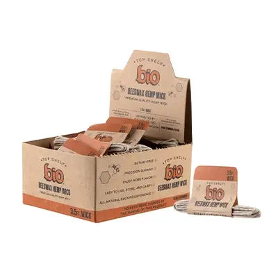 BIO Natural Beeswax Hemp Wick 3.5ft