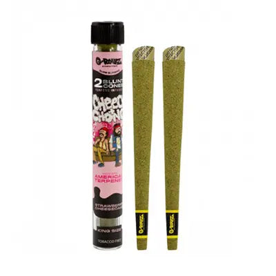 G-Rollz Cheech & Chong Hemp Blunts Strawberry Cheesecake