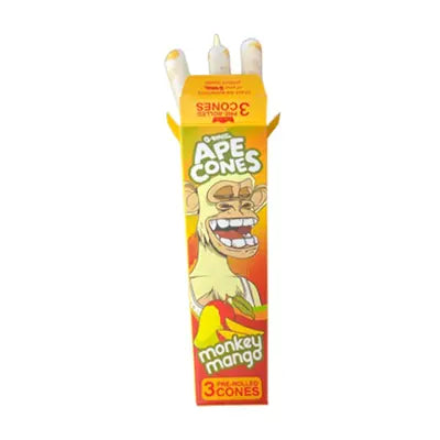 G rollz Ape Cones - Mango monkey - 3 cone per pack