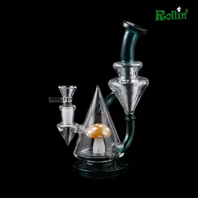 GB 7.8 inch Mashroom glass water pipe
