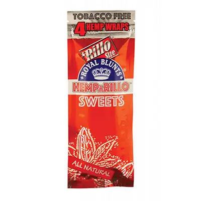 Royal Blunts Hemparillo Sweets 4 Hemp Wraps