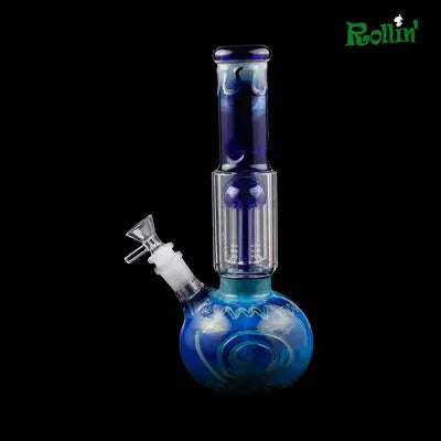GB 10.8 inch Tree Percolator glass water pipe Blue color