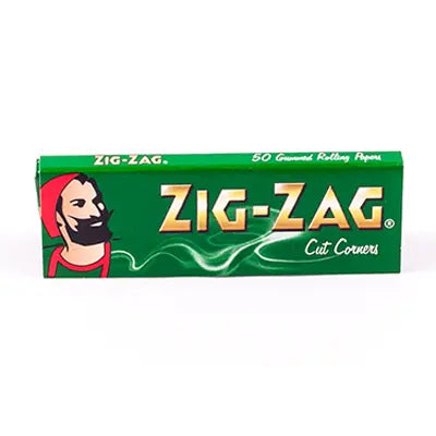 ZIG-ZAG Green Cut Corners Regular Size
