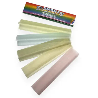 ELEMENTS Ultra Thin King Size Slim Rainbow Rice Papers