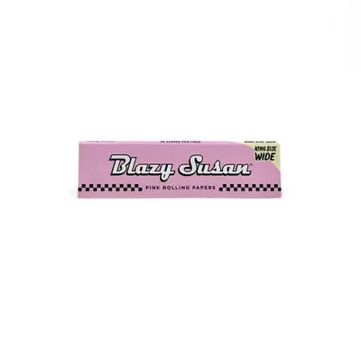 Blazy Susan King Size Pink Wide Rolling Papers