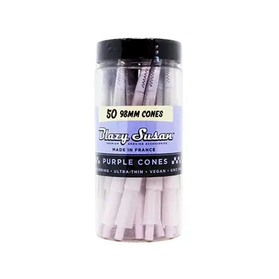 Blazy Susan Premium (Purple) Pre-Rolled Cone jar