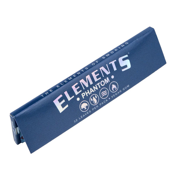 ELEMENTS King Size Slim Phantom Papers – Ultra Thin & Slow Burning ( Thinnest Element Papers ever made )