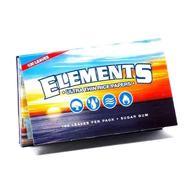 ELEMENTS Ultra Thin Rice Papers Double Pack Single Wide