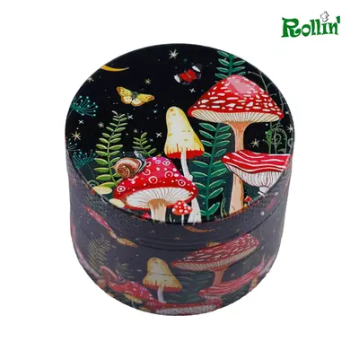 rollinbd.com-Product-Collection-Mashroom print 4 Part Grinder