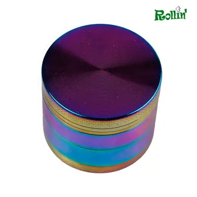 rollinbd.com-Product-Collection-Rainbow color 4 Part Grinder