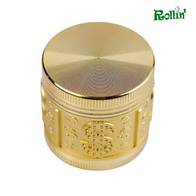 rollinbd.com-Product-Collection-Gold dollar style 3 part grinder