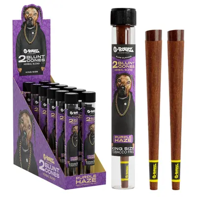 rollinbd.com-Product-Collection-G-ROLLZ - Terpene Blunt Cones - 2 Per Pack - Purple Haze