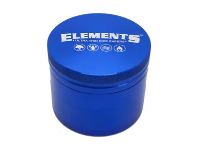 rollinbd.com-Product-Collection-ELEMENTS 4 Part Grinder - Blue - Medium