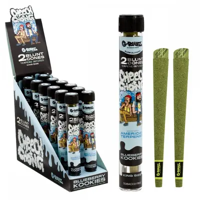 rollinbd.com-Product-Collection-G-ROLLZ Blunt Cone (Cheech & Chong) - 2 Cones Per Tube - Blueberry Kookies