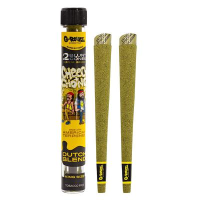 rollinbd.com-Product-Collection-G-ROLLZ Blunt Cones (Cheech & Chong) - 2 Cones Per Tube - Dutch Blend